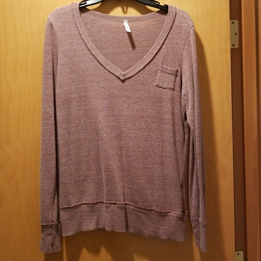 V neck sweater
